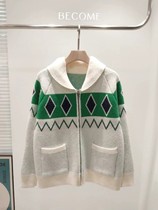 Nine-1122 Korea East Gate Needle Weaters merci-uBECOME-8049294 Straight Post 100 RIDE SWEET