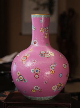 宁封窑陶瓷客厅电视柜装束摆件