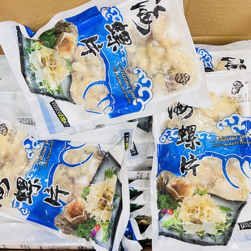 祐福弘达海螺片5包190g深海鲍螺片海螺肉香螺片葱油爆炒酒店半成 - 图1