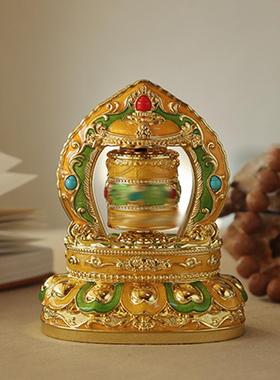 语狮子缩微胶片楞观严转汽车摆件