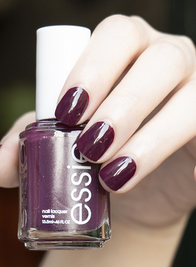 essie免烤梅子色显白指甲油秋冬