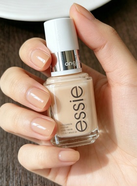 ESSIE玻璃透感象牙白指甲油免烤