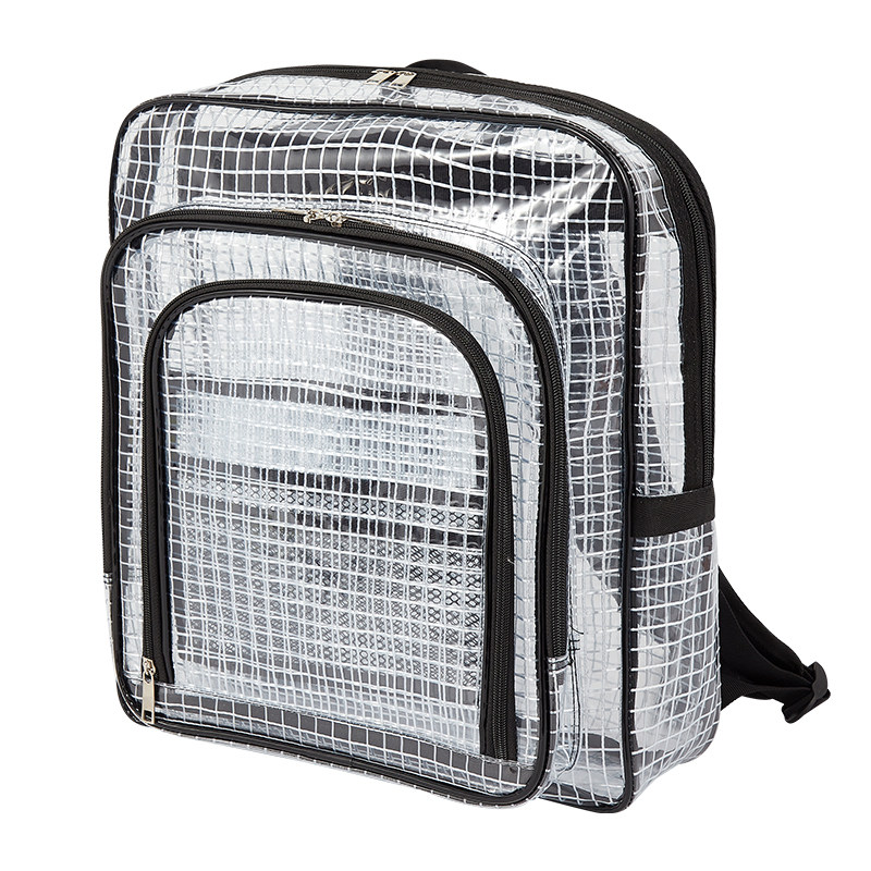 防静电PVC包网格透明背包17寸18寸斜挎包无尘室大韩版电脑工具包,淘宝优惠券,粉丝福利购,淘宝优惠卷