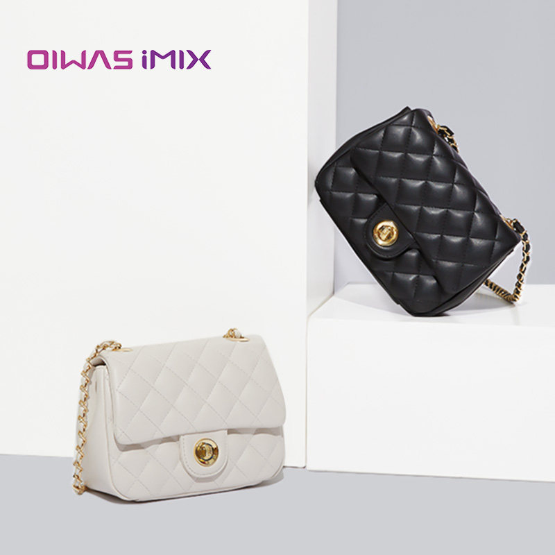 白色小包包ins夏季天小ck小方包 oiwas爱华仕劲美女士包袋