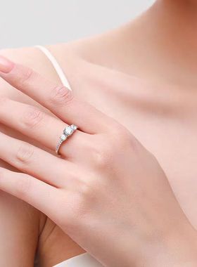 新款DR钻戒三生石戒指女