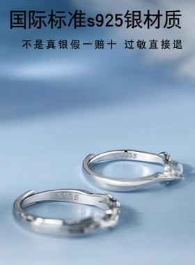 DR月光石情侣戒指蓝桉与鸟