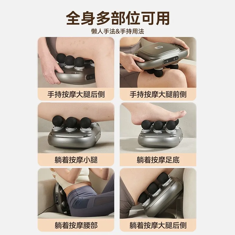 跨境充电款多头筋膜枪全身强劲震动六头十二头按摩器筋膜枪,淘宝优惠券,粉丝福利购,淘宝优惠卷