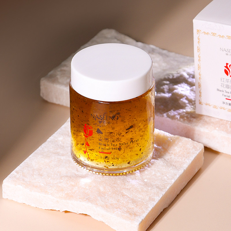 【茶系护肤】红茶玫瑰花瓣面膜补水提亮熬夜滋护懒人免洗涂抹冻膜