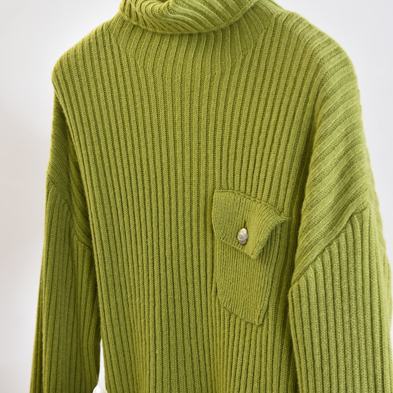 奥莱专柜正品 HZ冬装2025新款 简约肌理感高领复古羊毛长袖毛衣女,淘宝优惠券,粉丝福利购,淘宝优惠卷