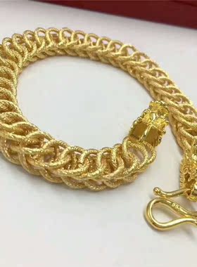 越南沙金泰国仿真久不褪色项链