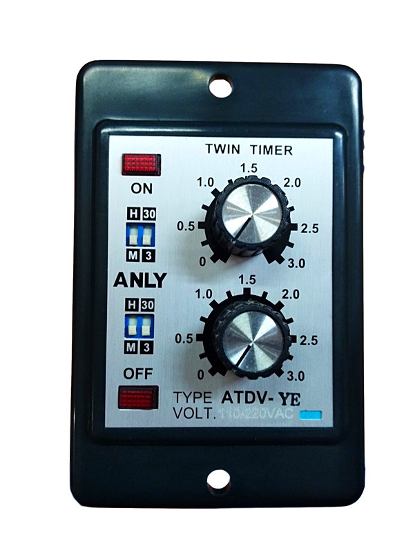 原装正品ANLY安良ATDV-YE多段式双调型限时继电器 双延时继电器 - 图3