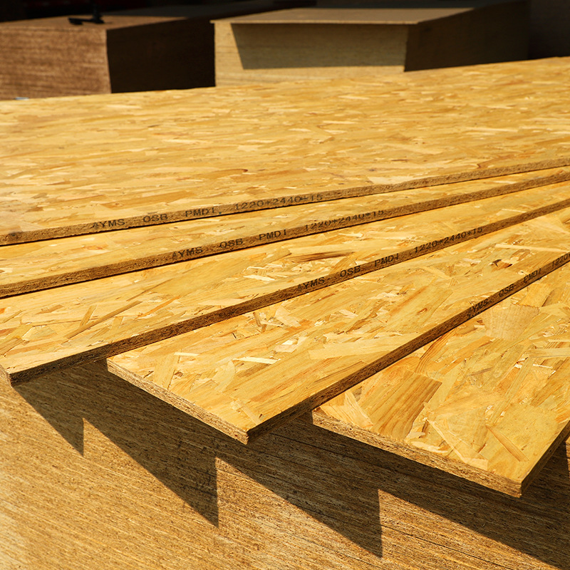 欧松板9-25毫米OSB定向刨花板板进口松木实木板材包装箱打底定制 - 图0