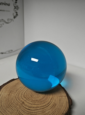 彩色水晶球摆件摄影道具