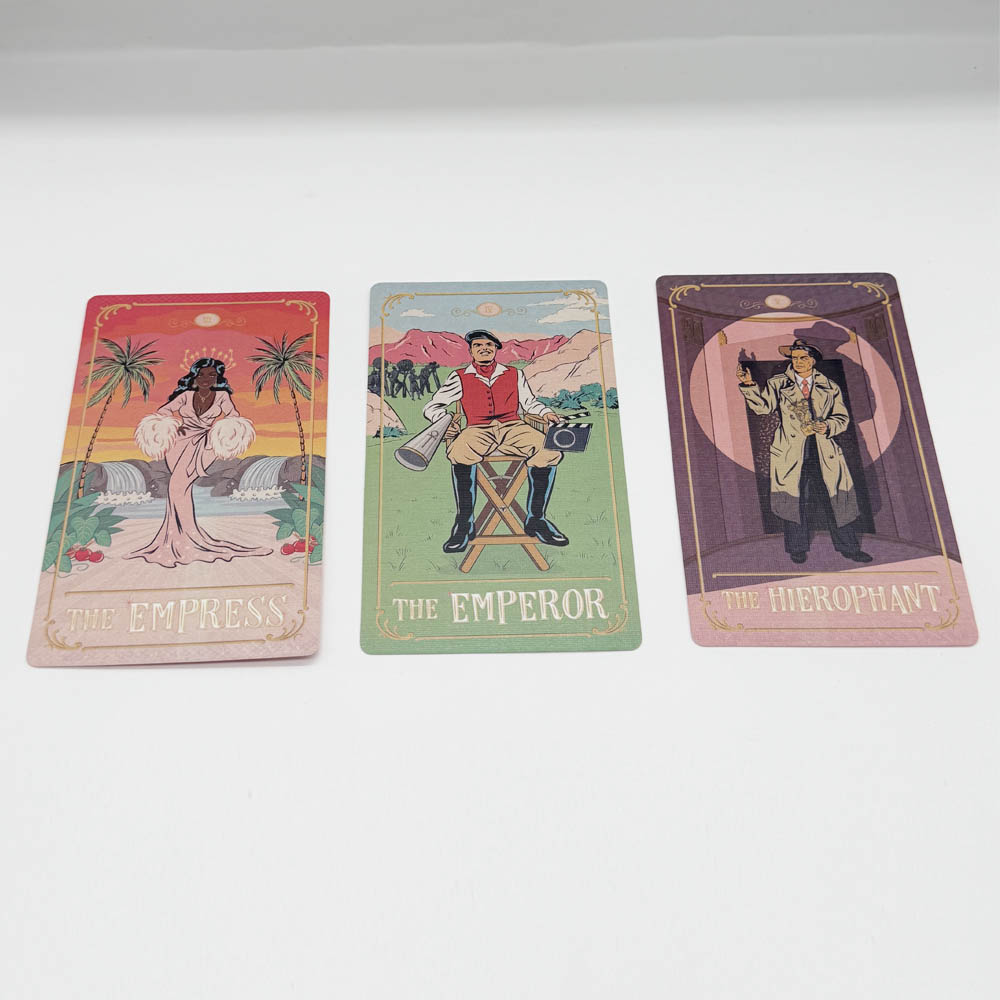 12X7cm Tinseltown tarot Card Game俗丽镇塔罗牌天地盖英文卡牌 - 图2