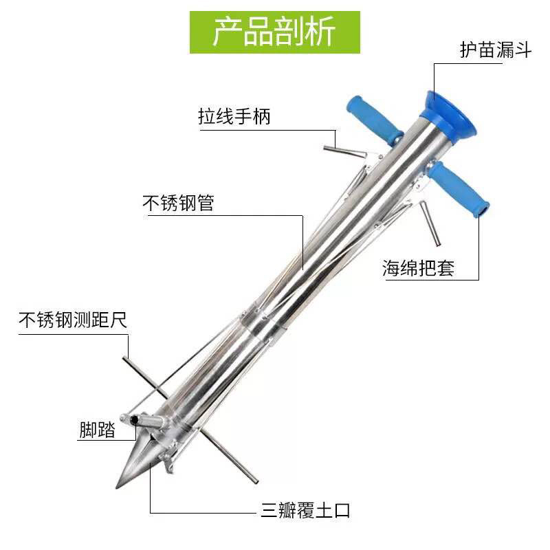 栽苗器种苗器移苗器种植器播种器栽苗神器载苗器栽辣椒苗机种菜机 - 图1