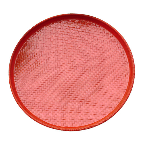 熟胶塑料筛子簸箕仿竹编面粉筛米筛菜籽黄豆筛晾晒多用花椒筛子 - 图3