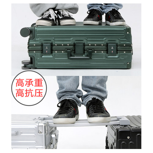 花花公子拉杆箱万向轮行李箱女24密码旅行箱男20登机箱皮箱结实28 - 图0