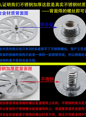 不锈钢圆形地漏盖子浴室过滤网片