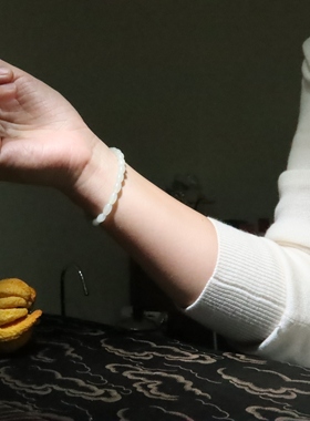 油润玉质干净细米粒单圈真产地