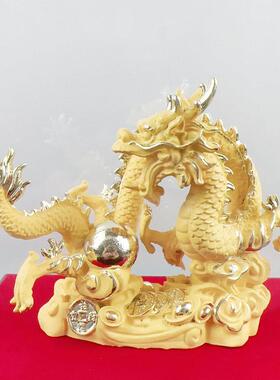绒沙金生肖龙特大号鸿运兴旺祥龙火龙摆件建材美容美业活动礼品