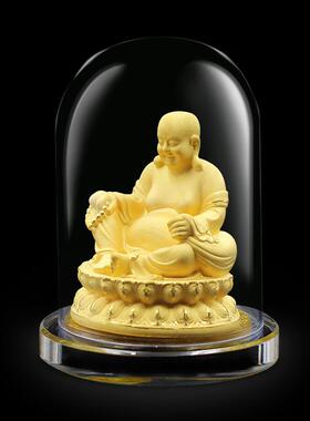 绒沙金摆件佛像摆件佛阿弥陀佛汽车摆件佛像车载摆件商务馈赠