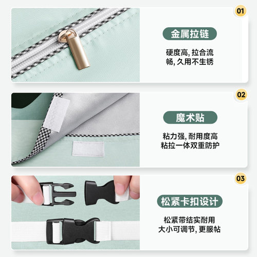 滚筒洗衣机罩防水防晒套海尔小天鹅松下适用全自动10公斤防尘盖布 - 图2