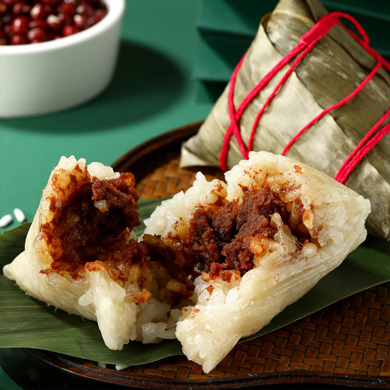 味滋源粽子甜粽咸粽蛋黄蜜枣豆沙嘉兴肉粽端午送礼早餐速食小吃s