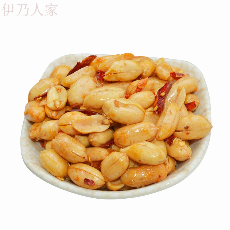 油炸香酥去皮酒鬼五香椒盐花生米 伊乃人家花生