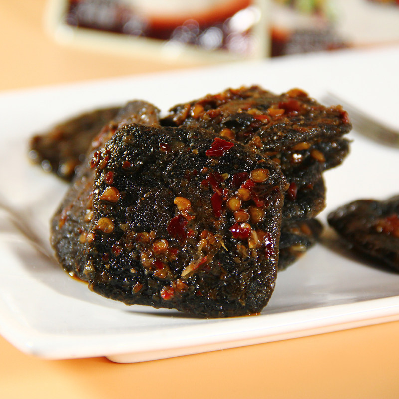 伊乃人家长沙黑色臭干子解馋臭豆腐 伊乃人家臭豆腐