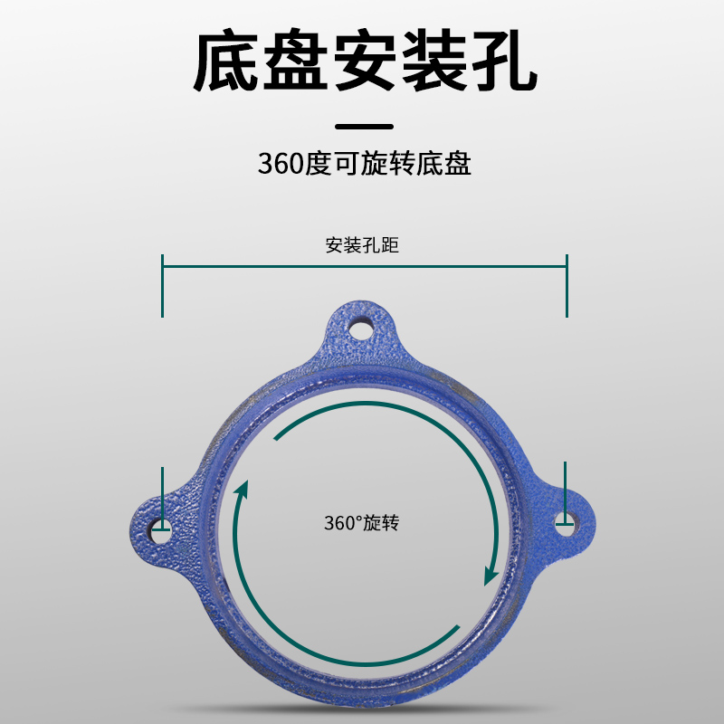 金丰精密重型轻型汽修家用工业台虎钳虎钳平口钳老虎钳虎头钳包邮 - 图2