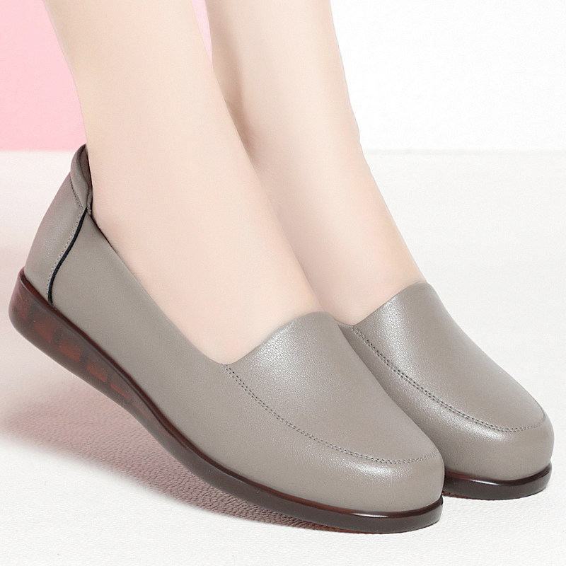 妈妈皮鞋真皮软底防滑中老年单鞋舒适老人大码女鞋41平底43鞋子42,淘宝优惠券,粉丝福利购,淘宝优惠卷