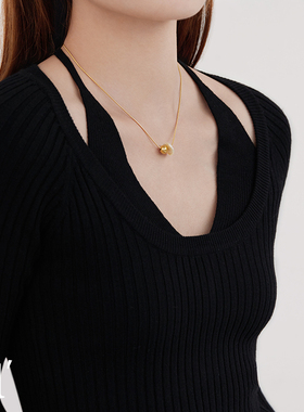 高级感天然巴洛克珍珠项链女