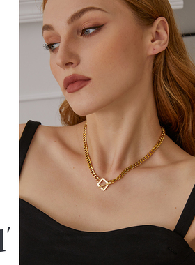 简约ins风设计感嘻哈潮饰品项链