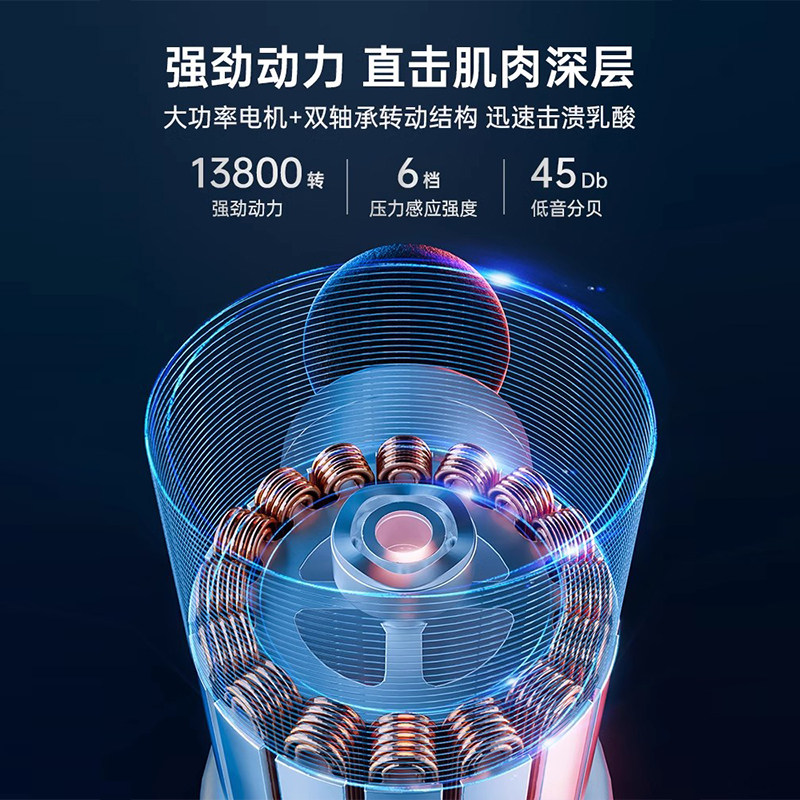 奥克斯专业筋膜枪肌肉放松按摩器仪迷你肌膜枪颈膜抢男女静音电动,淘宝优惠券,粉丝福利购,淘宝优惠卷