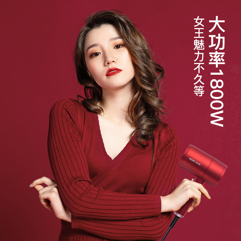 奥克斯电吹风机家用负离子护发吹头发宿舍学生大功率官方正品速干