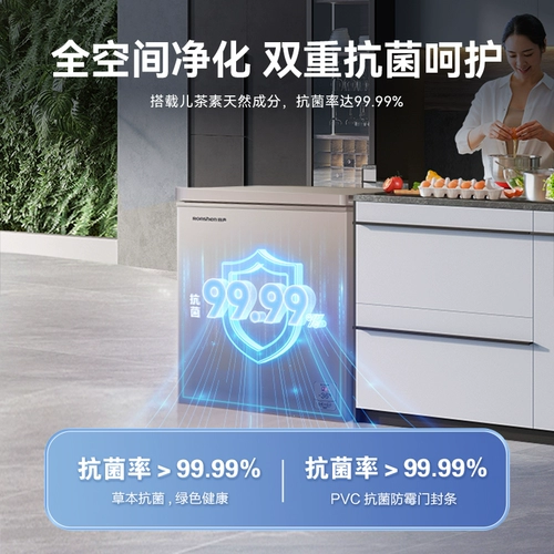 Rongsheng 145L морозильная камера Домохозяйство Коммерческое холодное шкаф Sleeper Небольшой охлаждение замороженное замороженное энергосвещение.