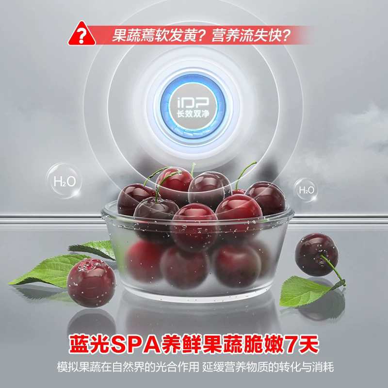 容声503pro法式多门四门IDP双净电冰箱家用超薄嵌入一级能效白色