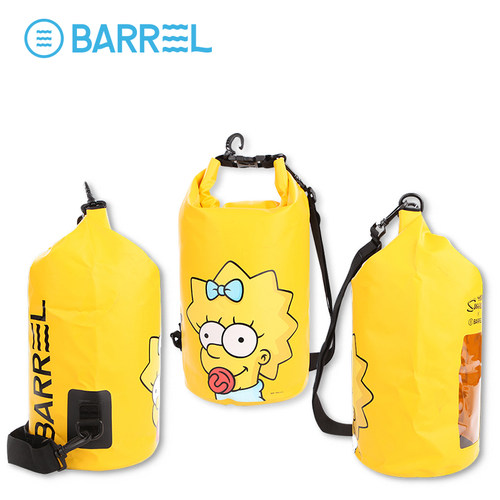 韩国BARREL辛普森家族限量款浮潜游泳装备手提包单肩户外包防水包 - 图3