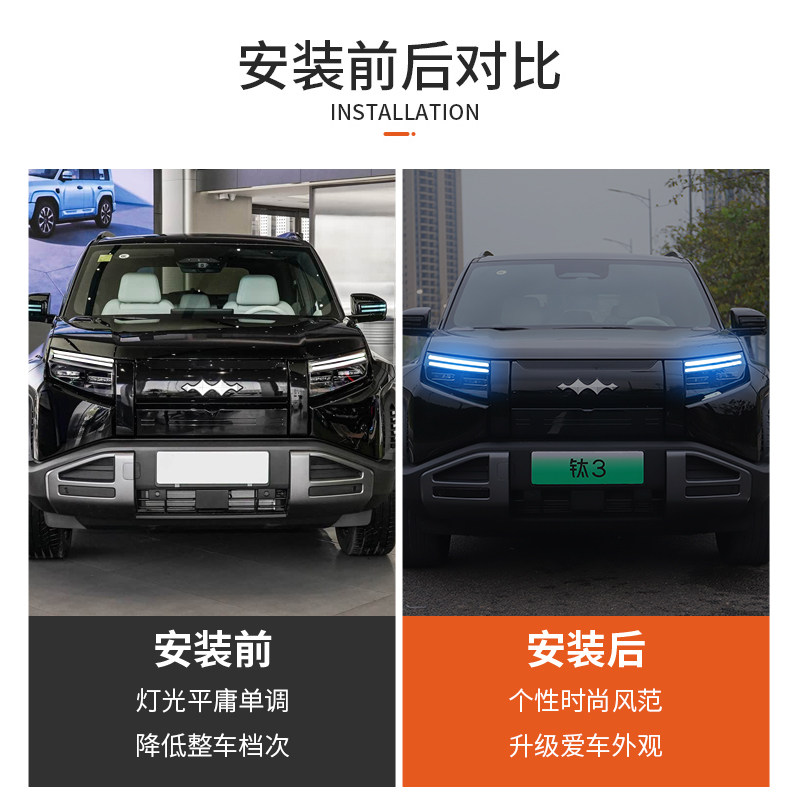 适合于方程豹钛3日行灯改色膜大灯变色膜保护贴改装用品配件专用,淘宝优惠券,粉丝福利购,淘宝优惠卷