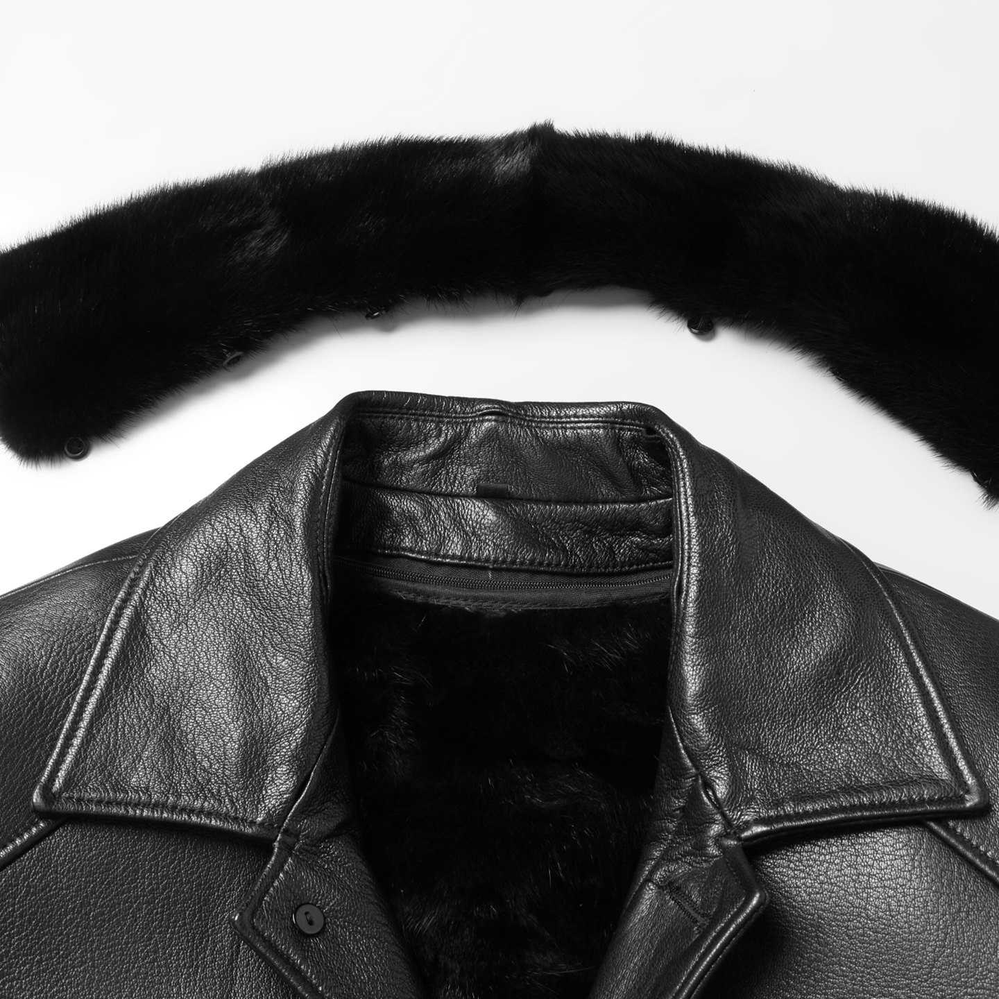 海宁真皮皮衣男山羊皮水貂内胆皮毛一体中老年皮夹克貂皮外套冬季,淘宝优惠券,粉丝福利购,淘宝优惠卷