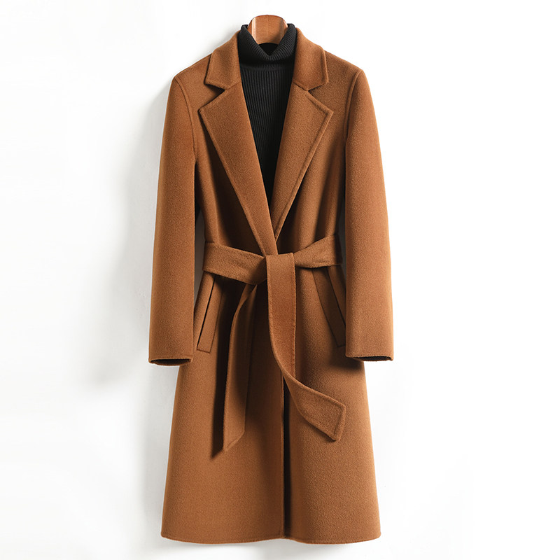 双面呢男长款过膝冬季大衣腰带休闲妮子风衣修身毛尼外套非羊绒潮,淘宝优惠券,粉丝福利购,淘宝优惠卷