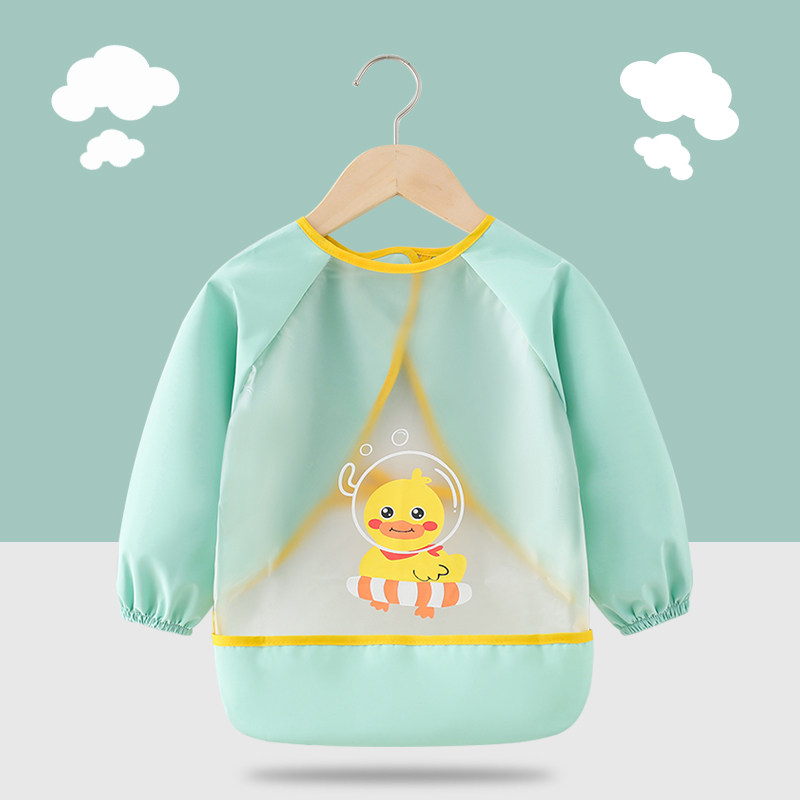 宝宝吃饭罩衣围兜男防水防脏长袖女儿童围裙反穿衣婴幼儿辅食护衣,淘宝优惠券,粉丝福利购,淘宝优惠卷