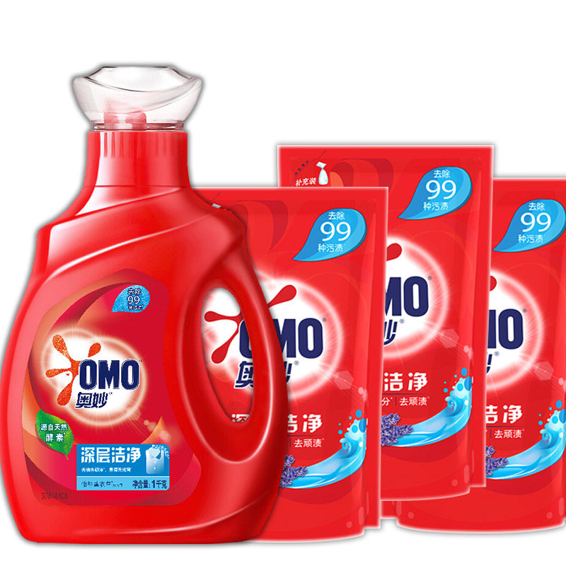 奥妙整箱批家用实惠装薰衣草洗衣液 金信居家日用常规洗衣液