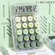 Calculator for students with ins style, high appearance, transparent small portable mechanical keys, gradient, cute 10-digit multifunctional financial office stationery, accounting office supplies for college students