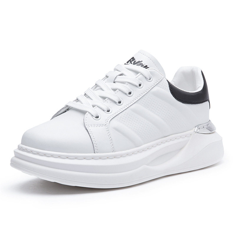 厚底增高小白鞋男45加肥加宽大码男鞋46百搭休闲板鞋47轻便运动鞋,淘宝优惠券,粉丝福利购,淘宝优惠卷