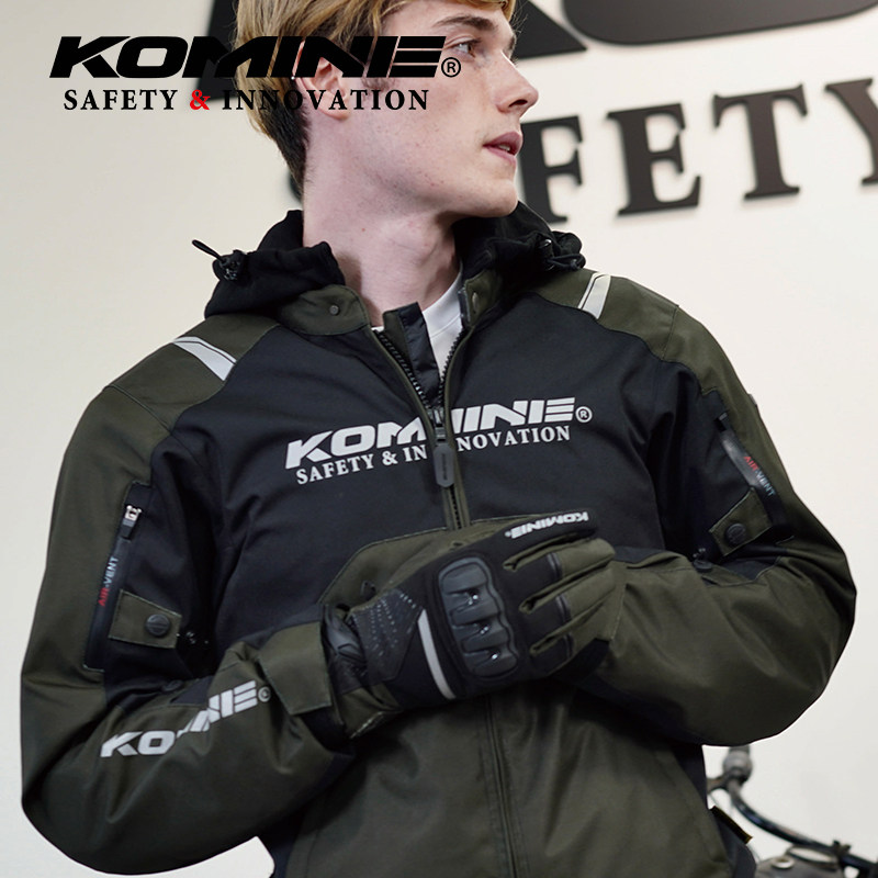 KOMINE秋冬轻质加绒防水骑士手套男摩托车骑行摩旅保暖长腕GK-846,淘宝优惠券,粉丝福利购,淘宝优惠卷