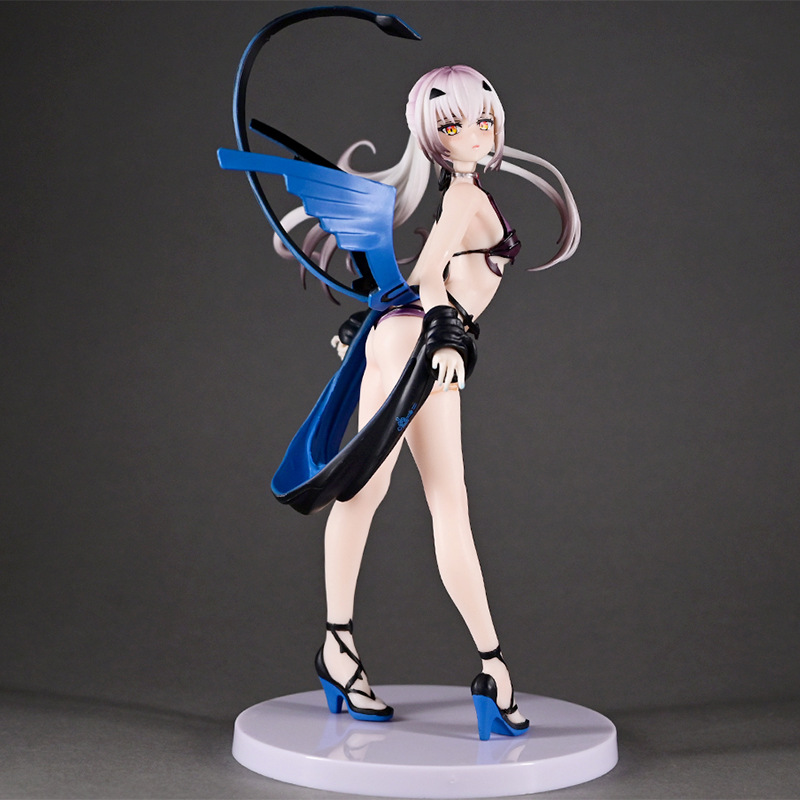 新款泳装梅柳齐娜站姿美露莘美少女动漫周边手办机箱模型摆件 - 图3