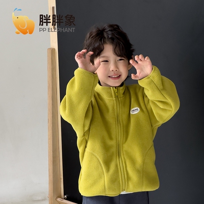 胖胖象童装反季儿童男女童外套秋装新款婴儿宝宝洋气外搭衣服上衣