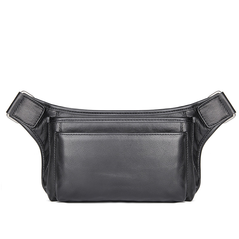 古牛王头层牛皮腰包男休闲单肩包 古牛王男士包袋