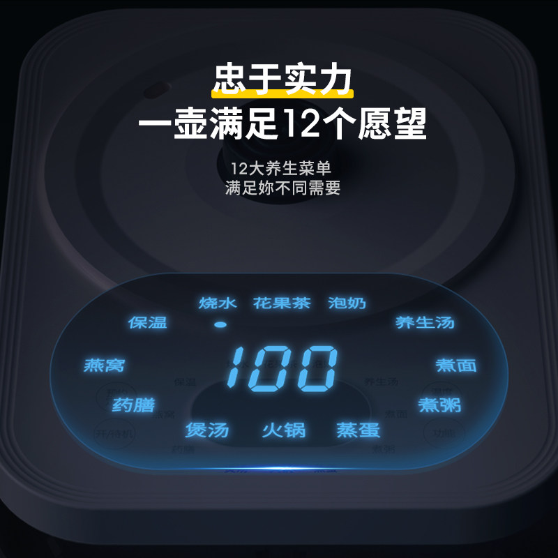 生活元素mini玻璃花茶壶 生活元素电器养生壶/煎药壶